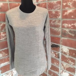 Classic Light Brown Crewneck with a Twist